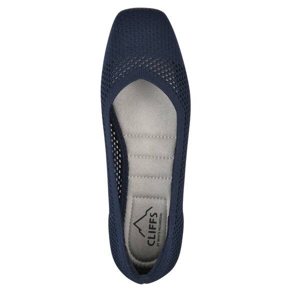 Cliffs by White Mountain Women's Beslee Square Toe Ballet Flats - Picture 4 of 4